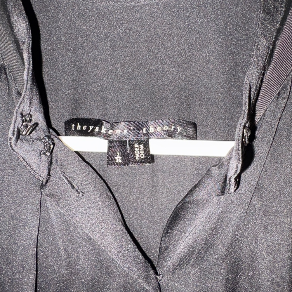 Theory Dark Gray Classic Shirt